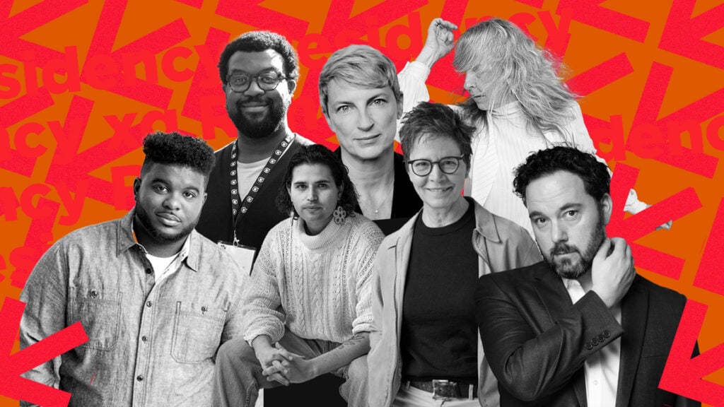 Collage of incoming Residency artists