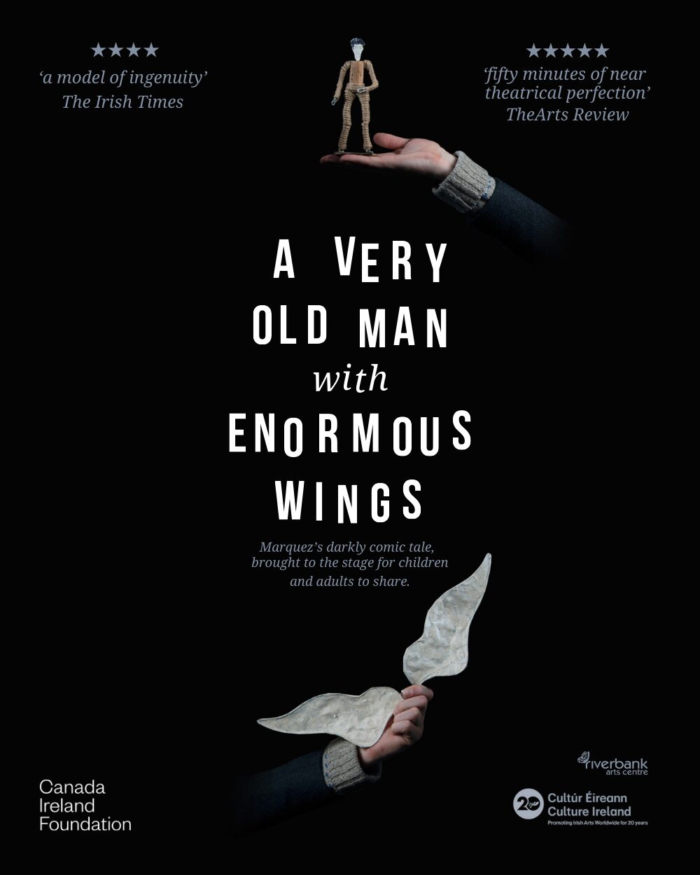 A Very Old Man with Enormous Wings Poster